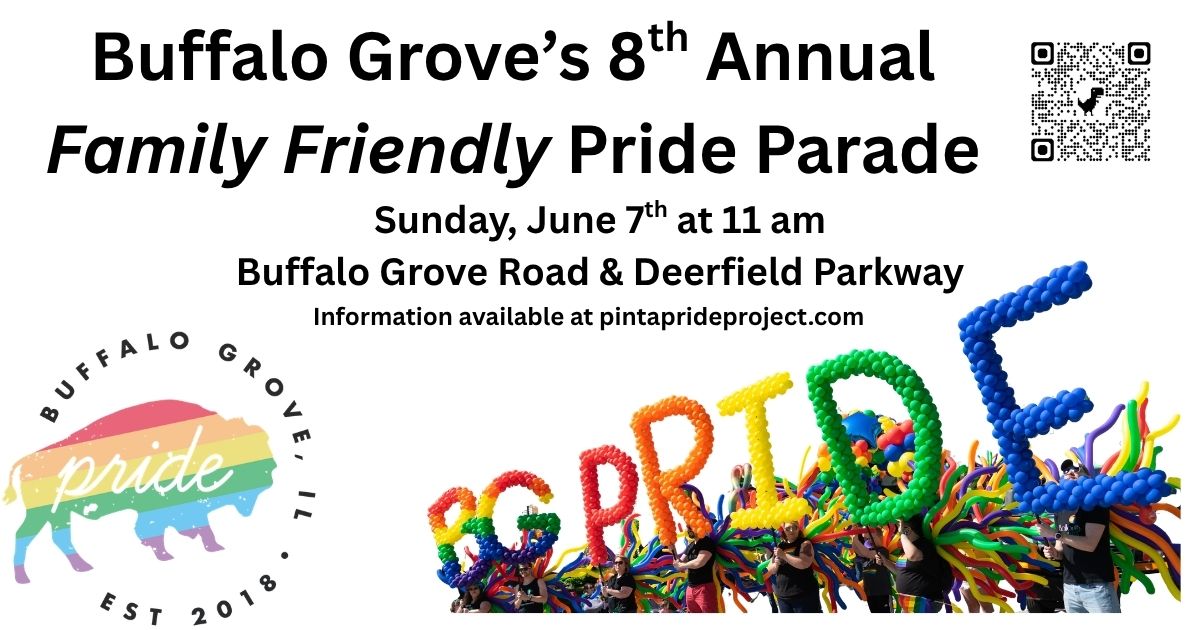 Buffalo Grove's 8th Annual Family Friendly Pride Parade